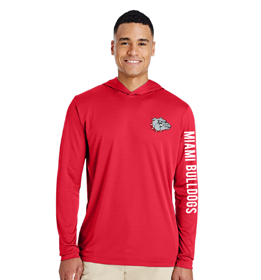 Bulldogs - Hooded Long Sleeve Dri-Fit