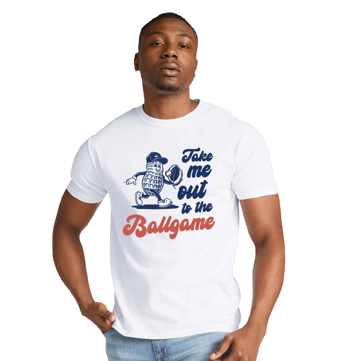 Retro Ball Game Peanut Tee
