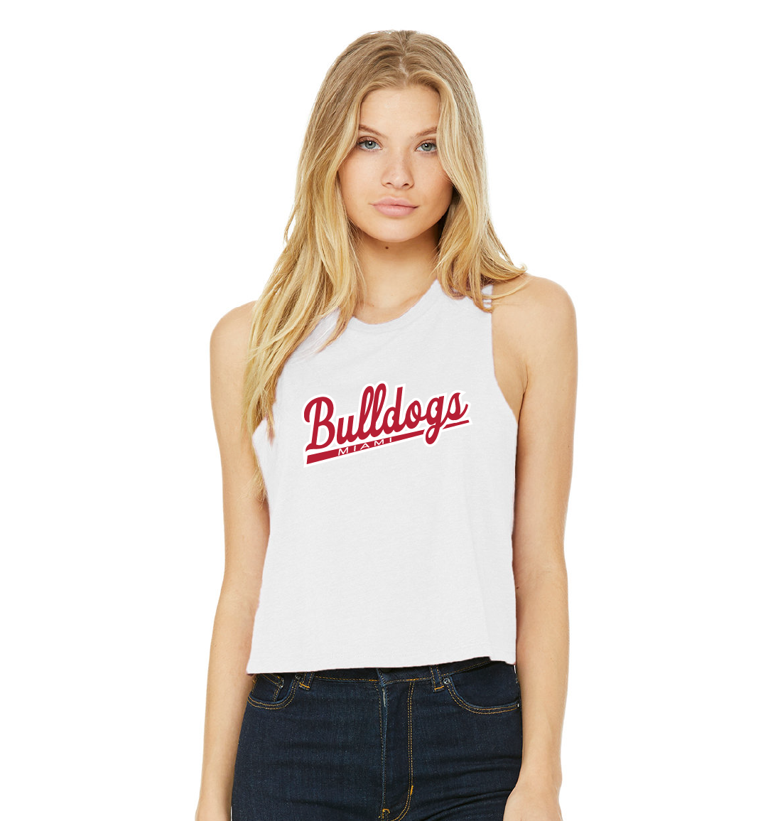 Bulldogs Cropped Boxy Tank