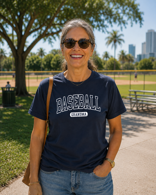 Baseball Grandma Tee