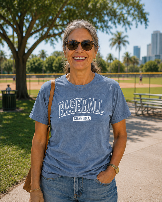 Baseball Grandma Tee